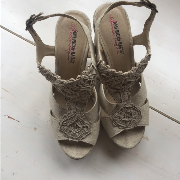 American Rag Wedges Tan - Picture 3 of 8